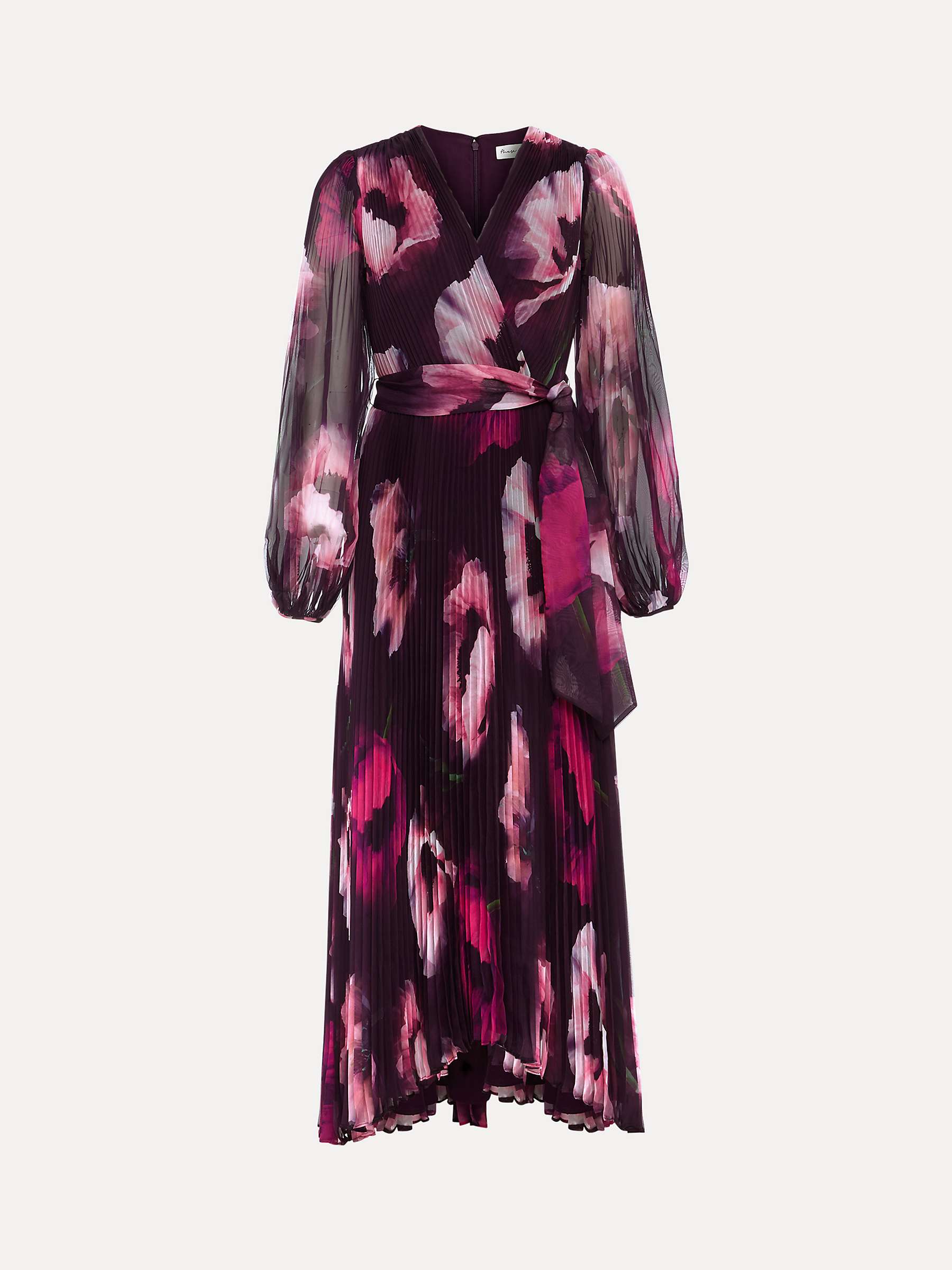 Buy Phase Eight Isadora Pleated Maxi Dress, Multi Online at johnlewis.com