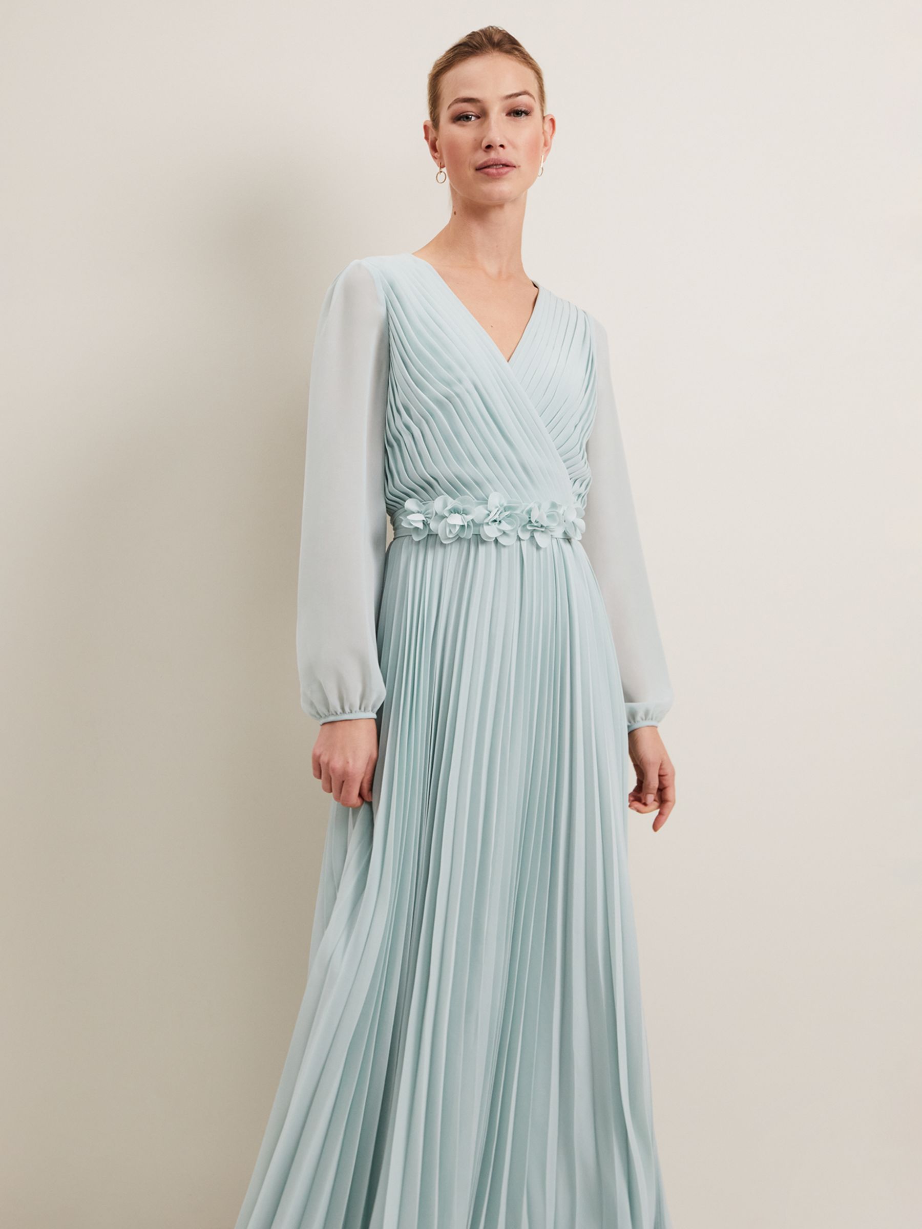 Buy Phase Eight Alecia Pleated Maxi Dress Online at johnlewis.com