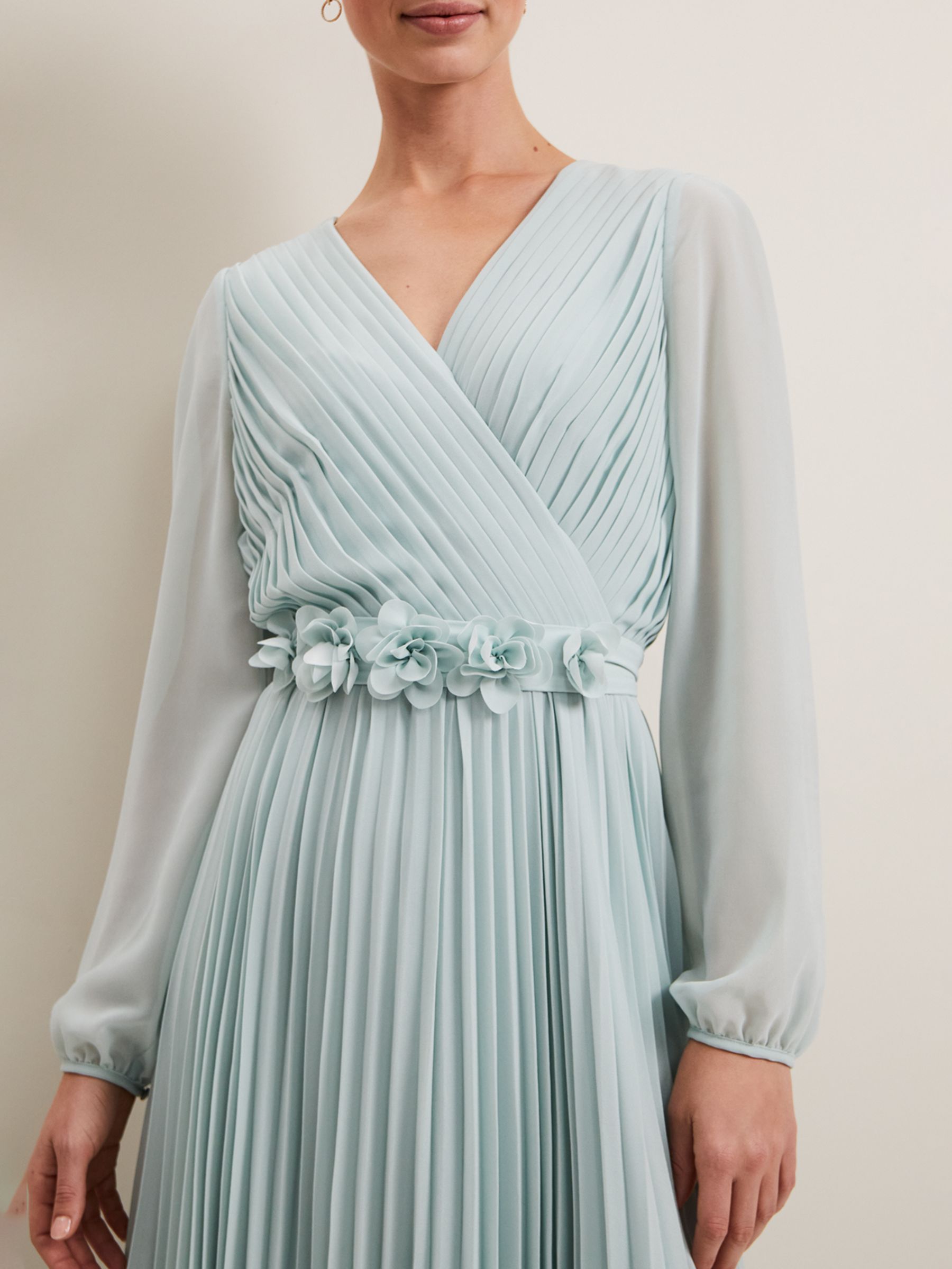 Buy Phase Eight Alecia Pleated Maxi Dress Online at johnlewis.com