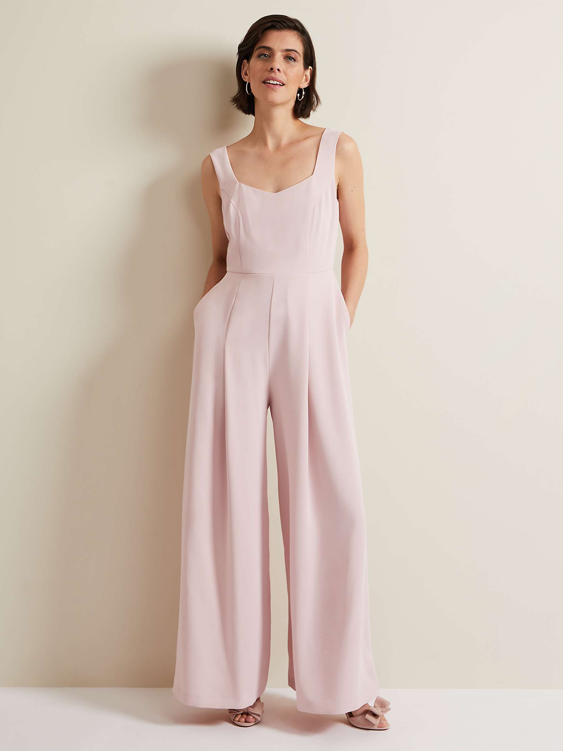 Buy Phase Eight Mariposa Lace Overlay Jumpsuit Online at johnlewis.com