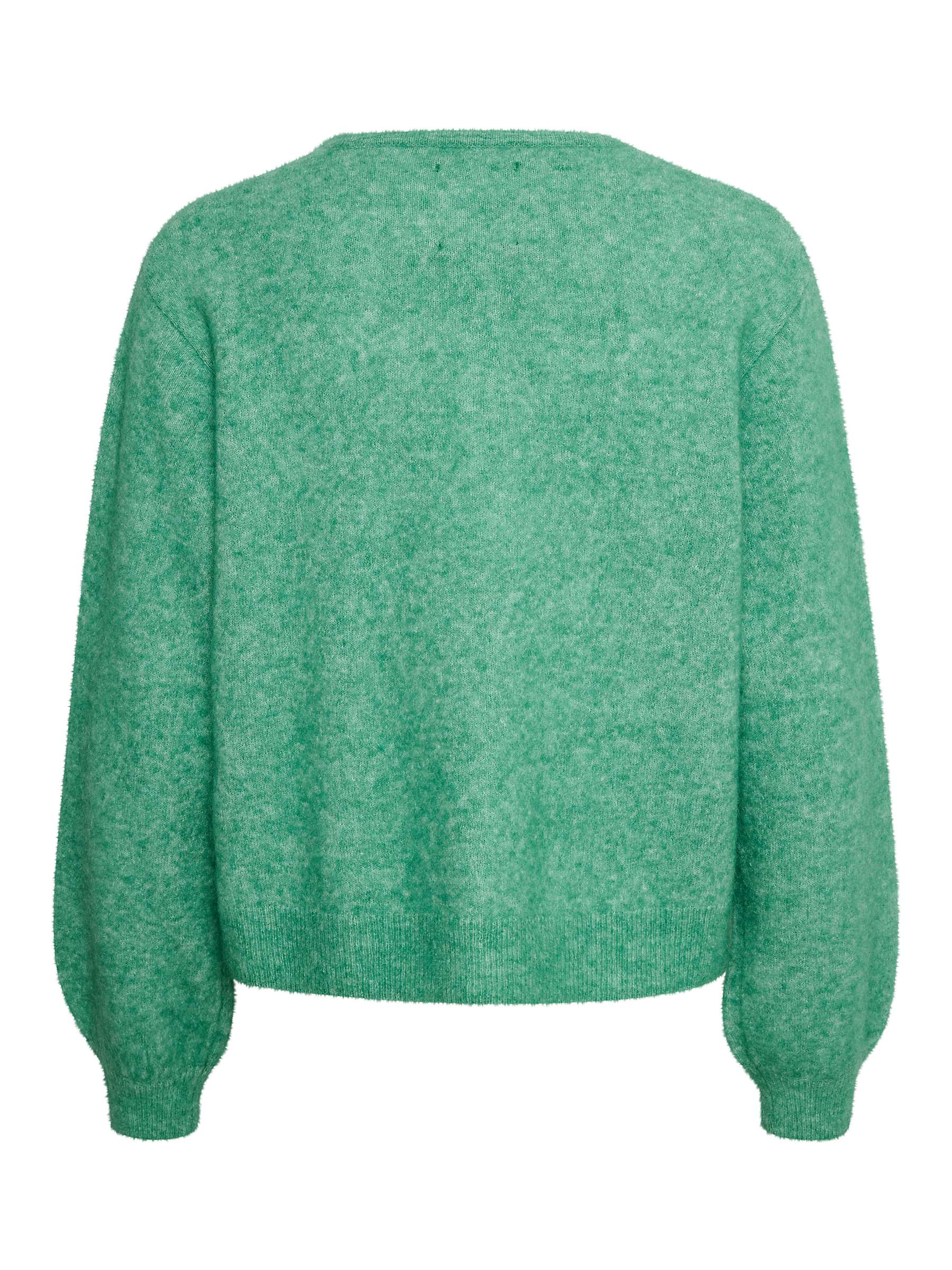 Buy Part Two Ninell Double Button Wool Blend Cardigan, Green Spruce Online at johnlewis.com