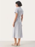 Part Two Eflin Linen Shirt Midi Dress, Gray Dawn, Gray Dawn