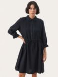 Part Two Sallie Linen Shirt Dress, Dark Navy