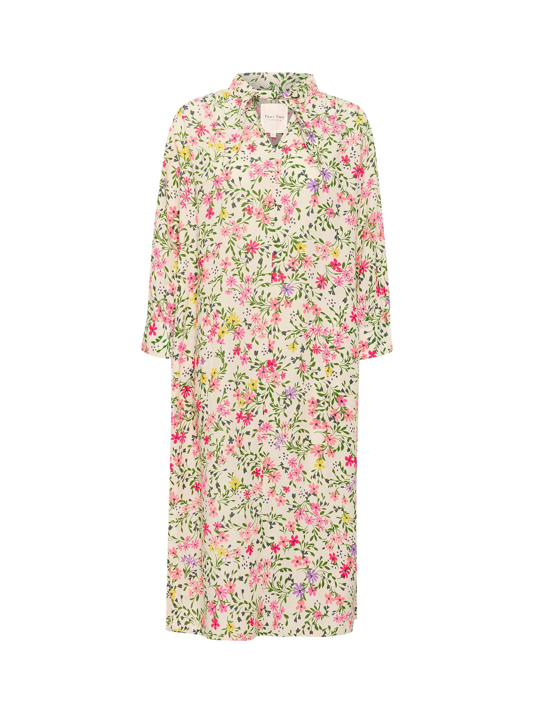 Buy Part Two Eloisa Flower Print Midi Dress Online at johnlewis.com