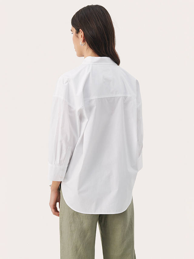 Part Two Evamari Cotton Shirt, Bright White