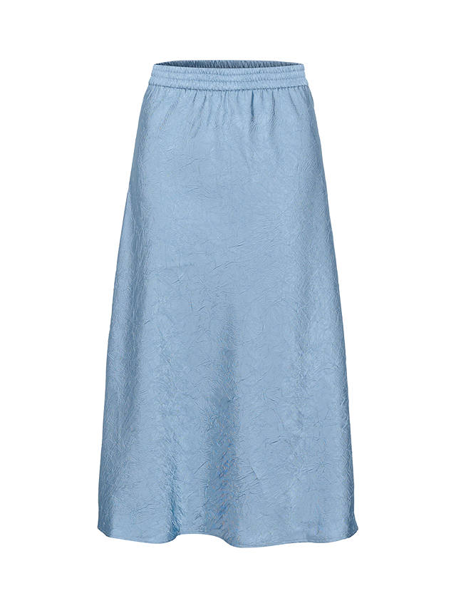 Part Two Dolly High Waist Midi Skirt, Faded Denim