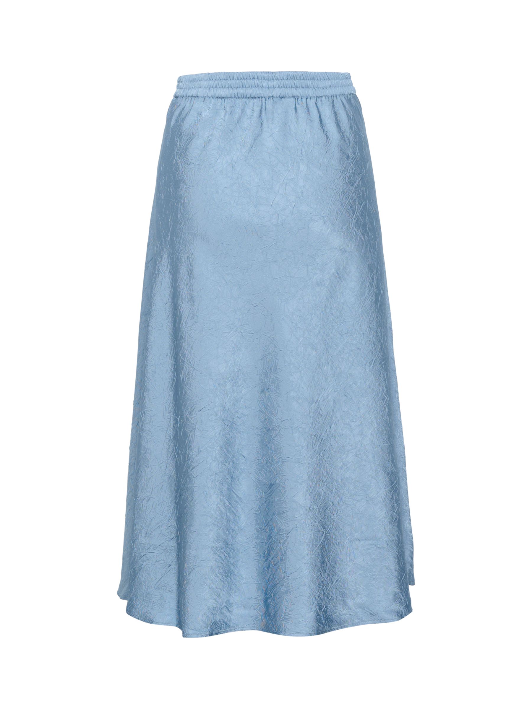 Buy Part Two Dolly High Waist Midi Skirt, Faded Denim Online at johnlewis.com