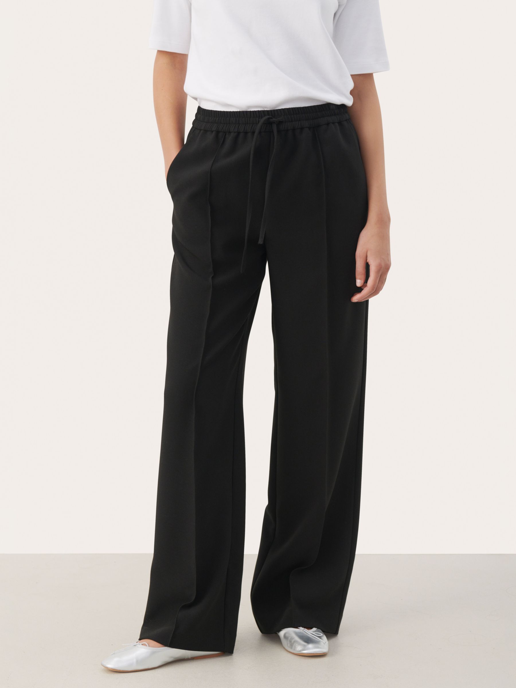 Buy Women's Black Elasticated Trousers Online