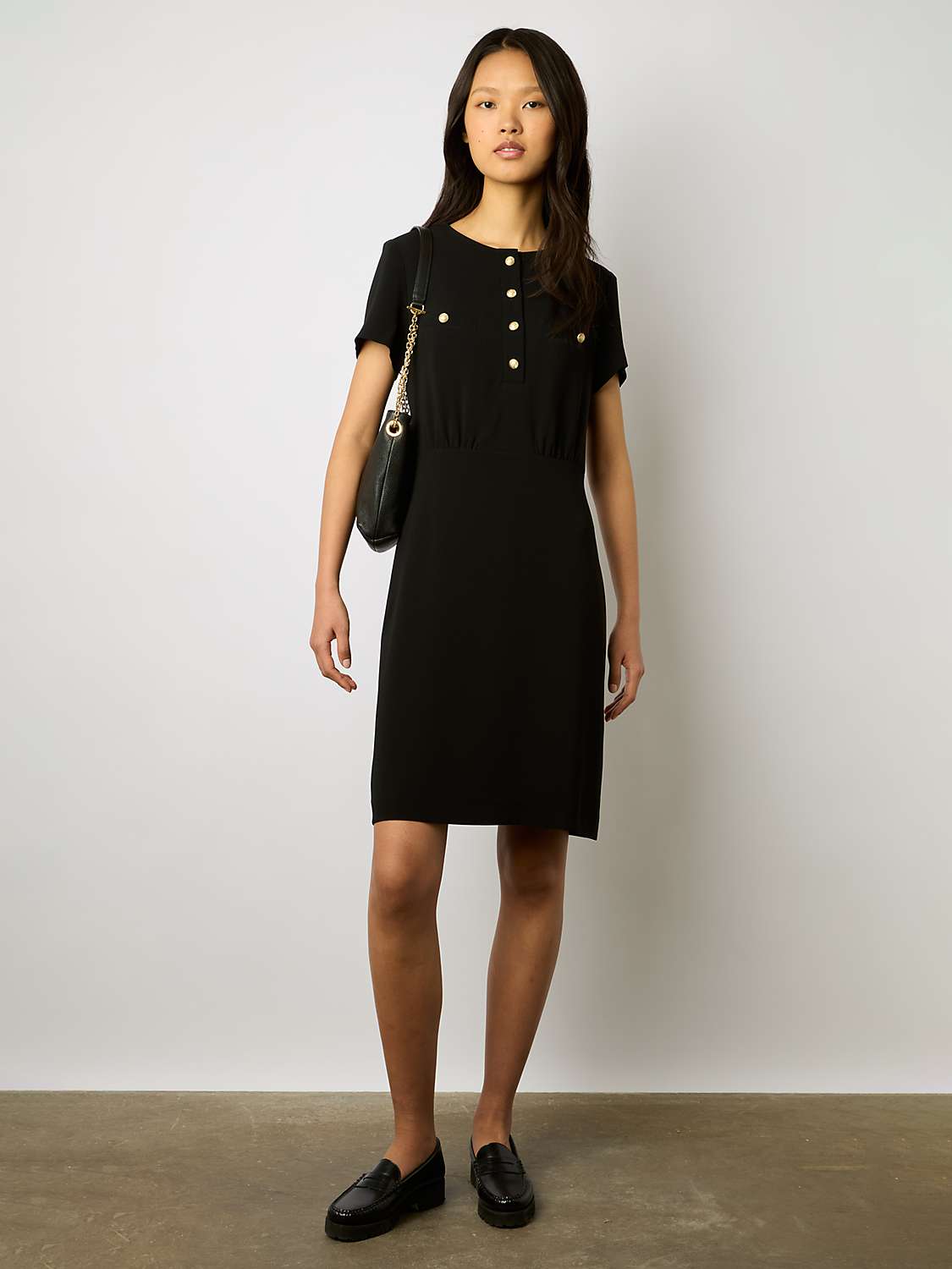 Buy Gerard Darel Ellis Mini Dress, Black Online at johnlewis.com