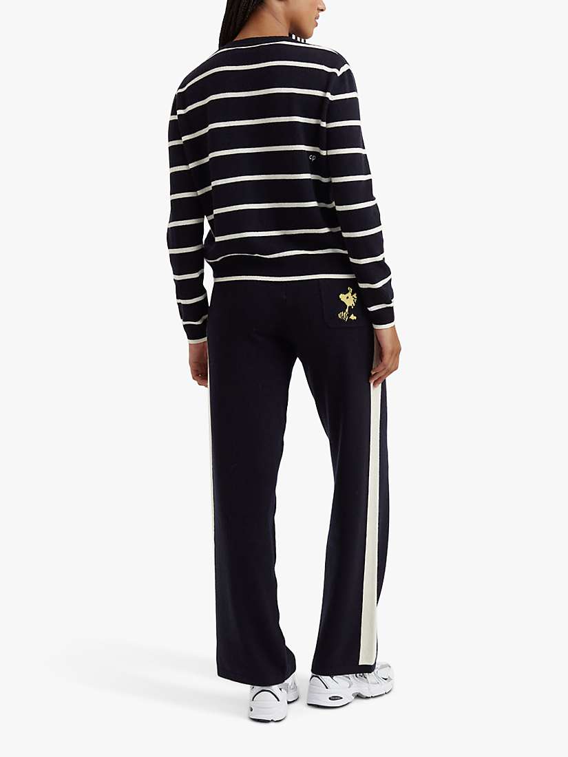 Buy Chinti & Parker Wool and Cashmere Blend Striped Snoopy Jumper Online at johnlewis.com