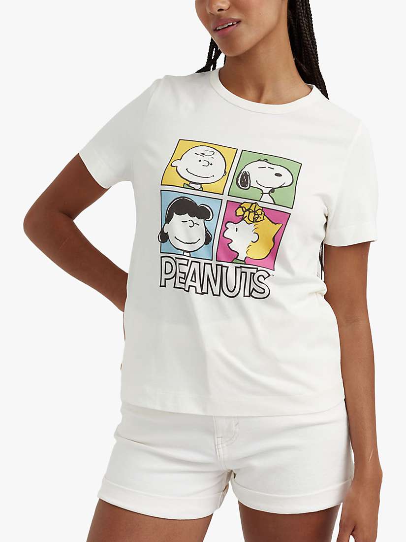 Buy Chinti & Parker Peanuts Gang T-Shirt, Cream Online at johnlewis.com