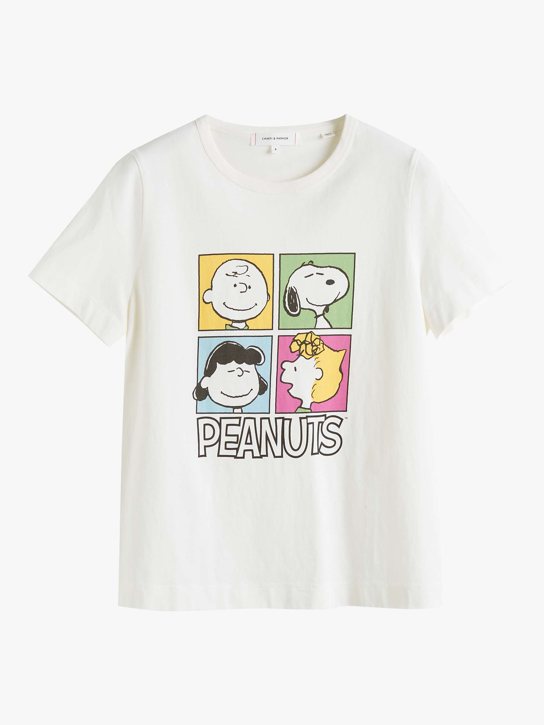 Buy Chinti & Parker Peanuts Gang T-Shirt, Cream Online at johnlewis.com