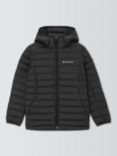 Columbia Kids' Silver Falls Thermarator™ Water Resistant Packable Hooded Puffer Jacket, Black