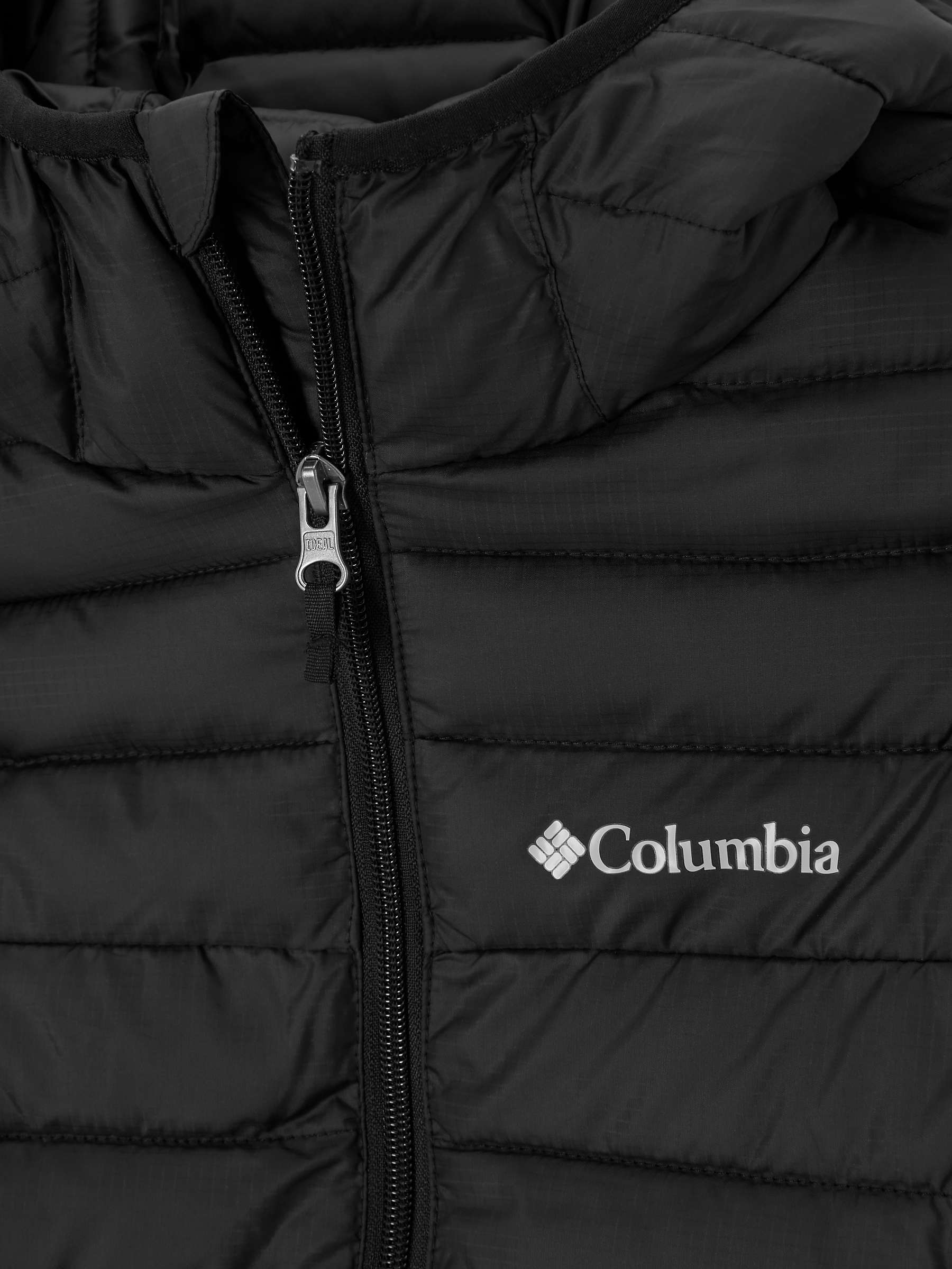 Buy Columbia Kids' Silver Falls Thermarator™ Water Resistant Packable Hooded Puffer Jacket, Black Online at johnlewis.com