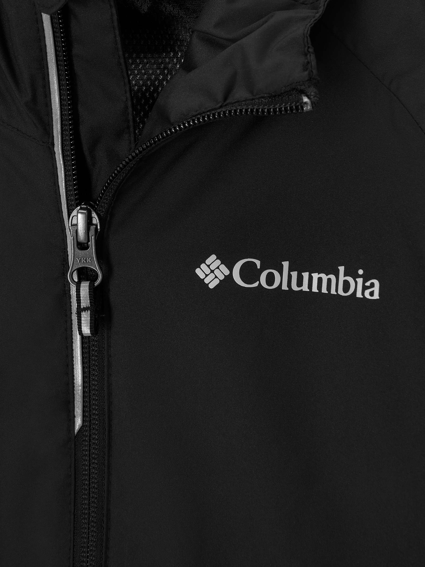 Buy Columbia Kids' Dalby Springs Waterproof Omni-Tech™ Hooded Jacket, Black Online at johnlewis.com