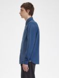 Fred Perry Oxford Long Sleeve Shirt, Midnight Blue, Midnight Blue