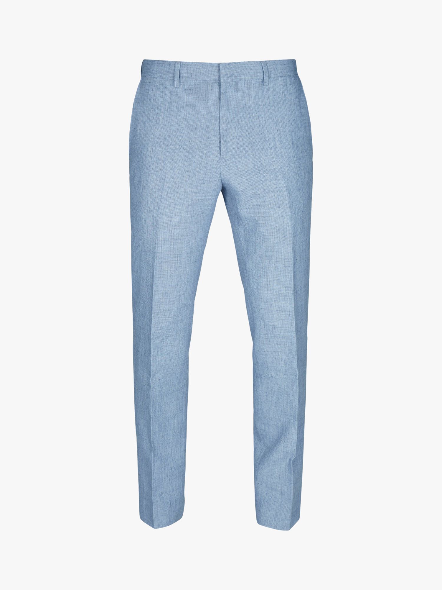 Buy Ted Baker Hydra Linen Slim Fit Trousers, Blue Online at johnlewis.com