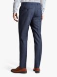 Ted Baker Ara Textured Check Wool Blend Suit Trousers, Navy