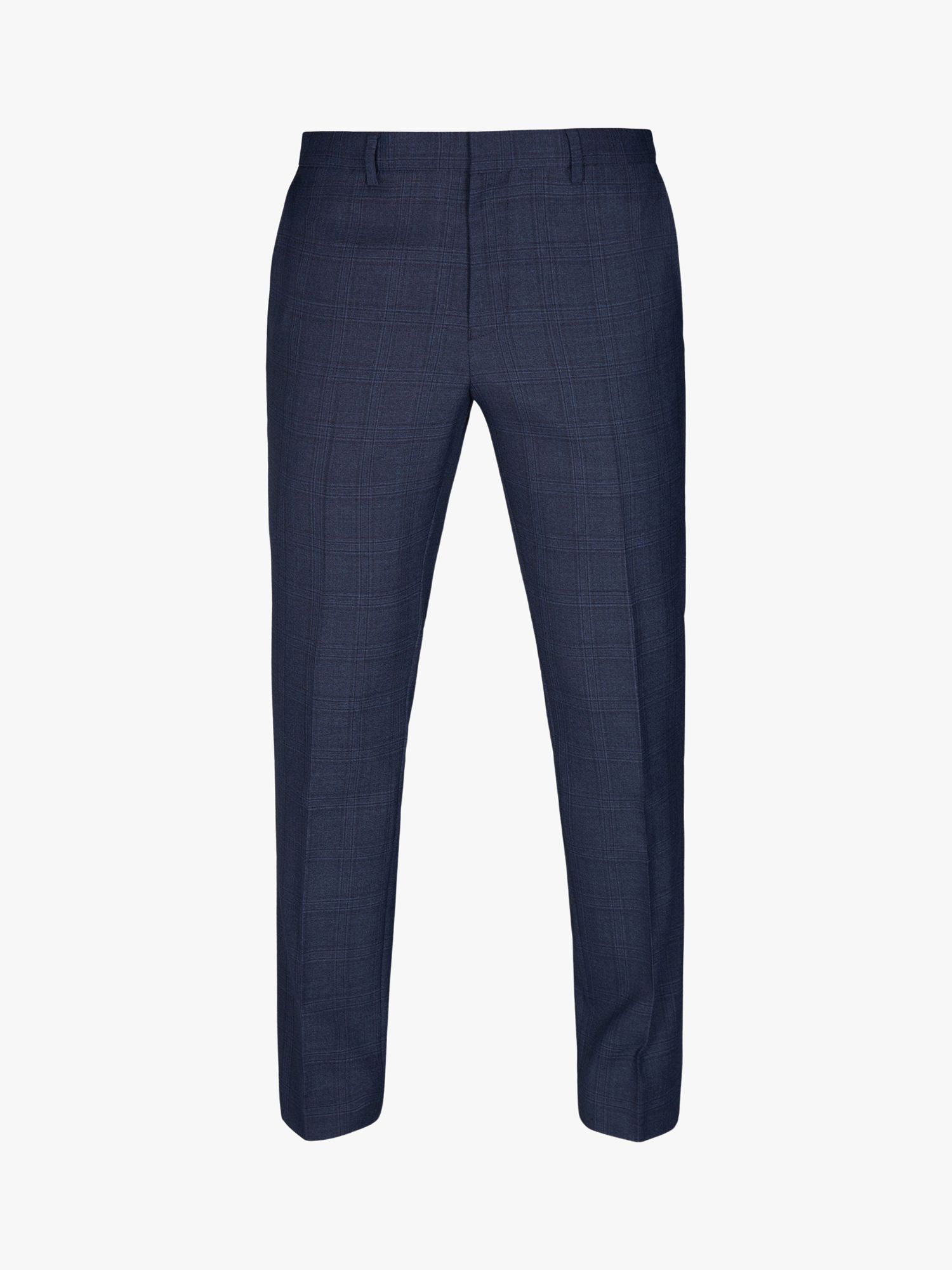 Ted Baker Ara Textured Check Wool Blend Suit Trousers, Navy, 32S