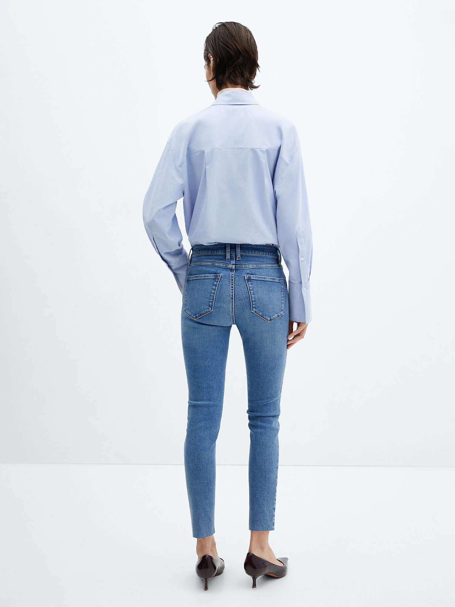 Buy Mango Isa Skinny Cropped Jeans Online at johnlewis.com