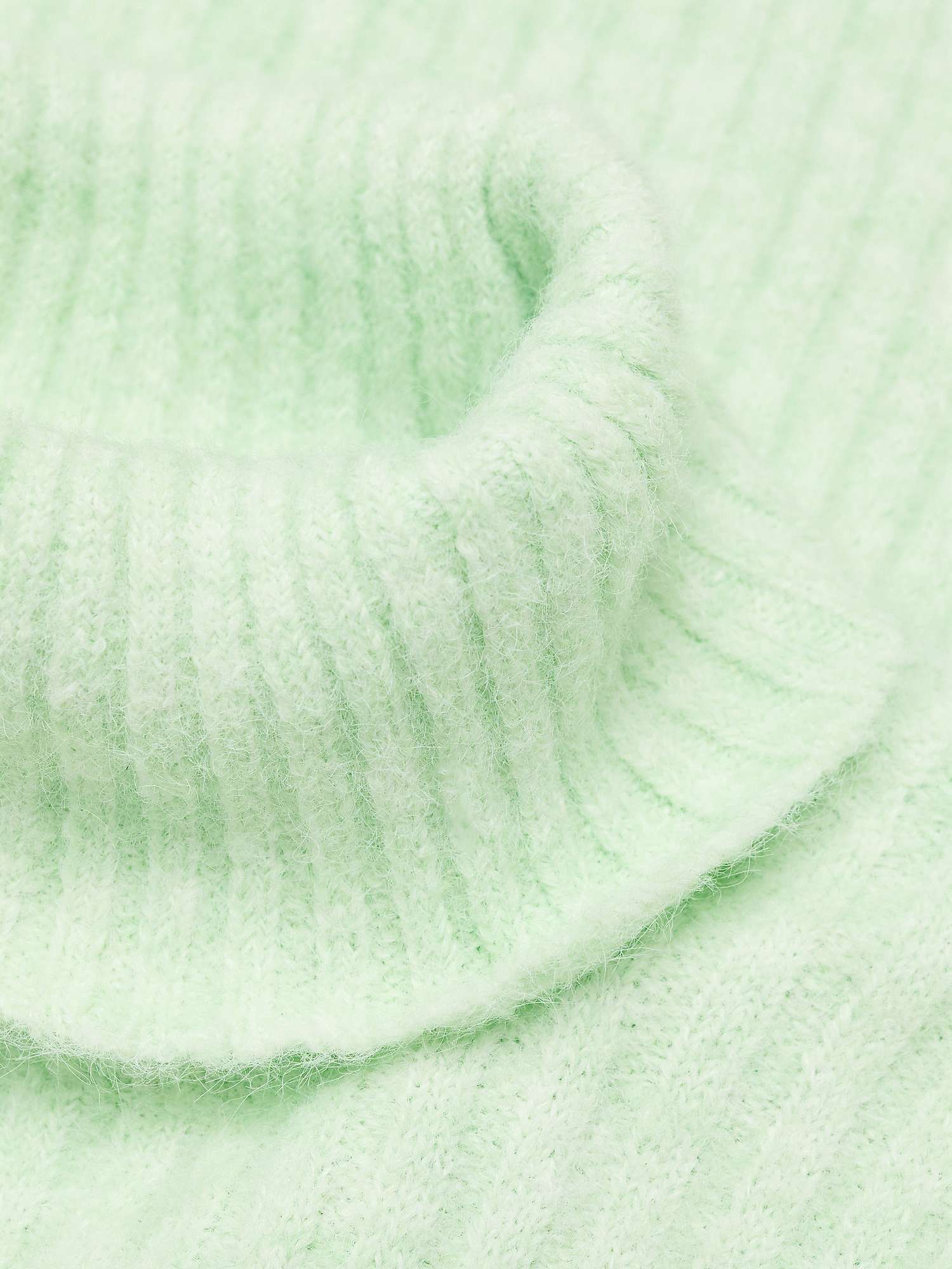 Buy Mango Pomme Turtleneck Knitted Jumper, Bright Green Online at johnlewis.com