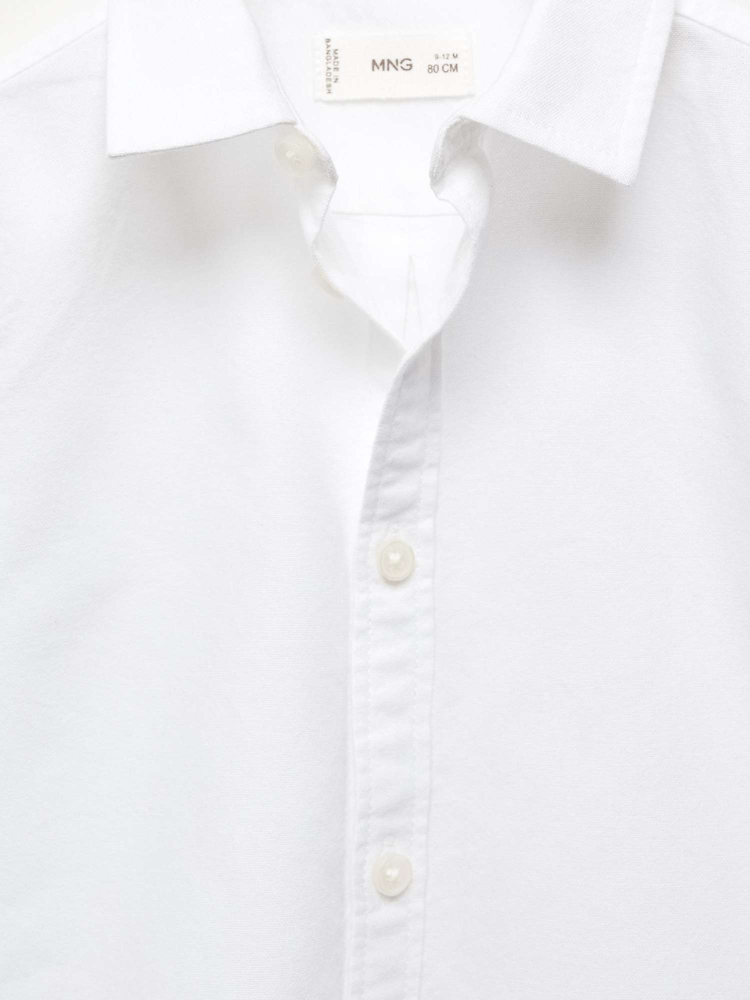 Buy Mango Baby Regular Fit Cotton Oxford Shirt Online at johnlewis.com