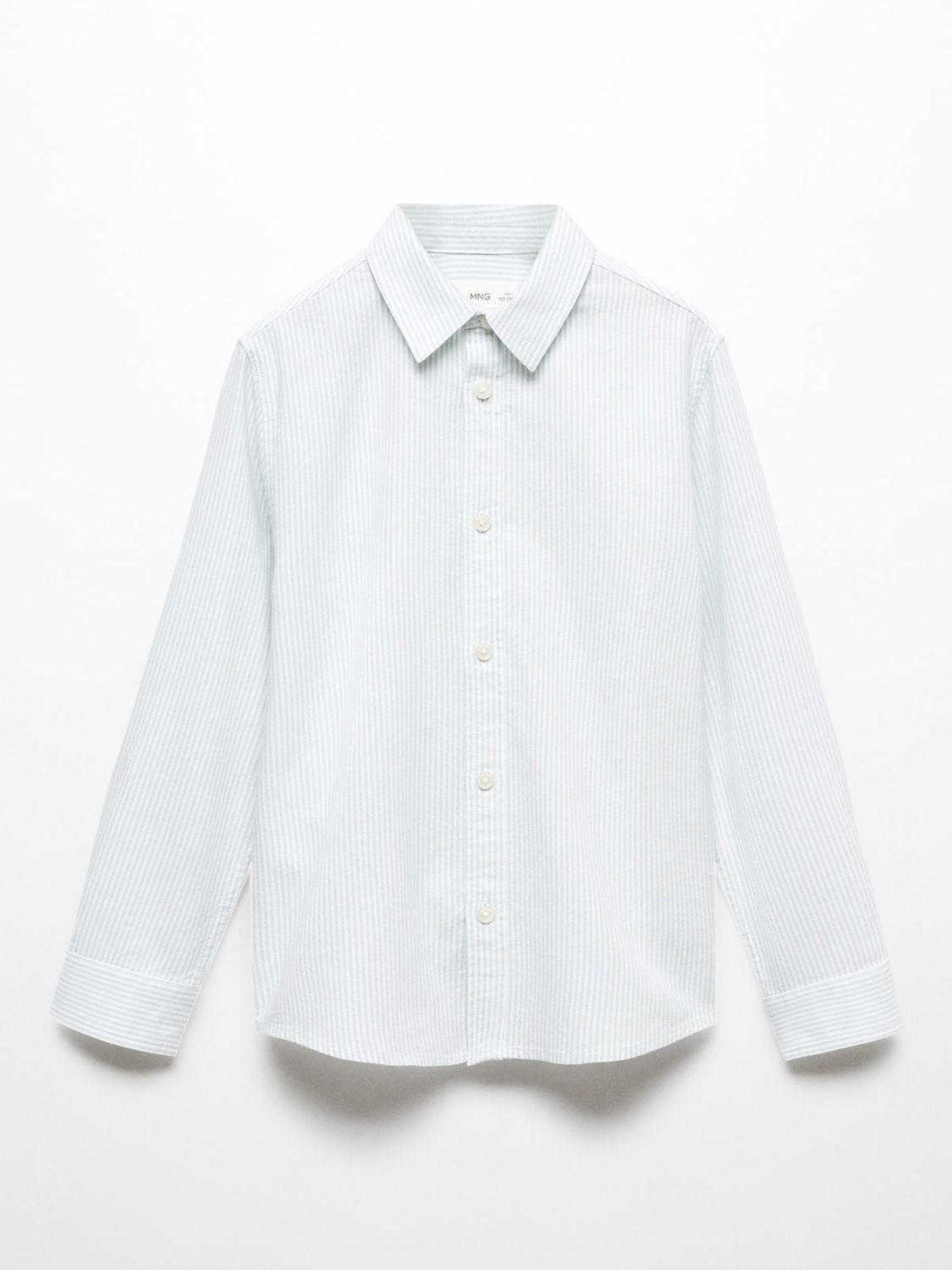 Buy Mango Kids' Regular Fit Cotton Stripe Oxford Shirt Online at johnlewis.com