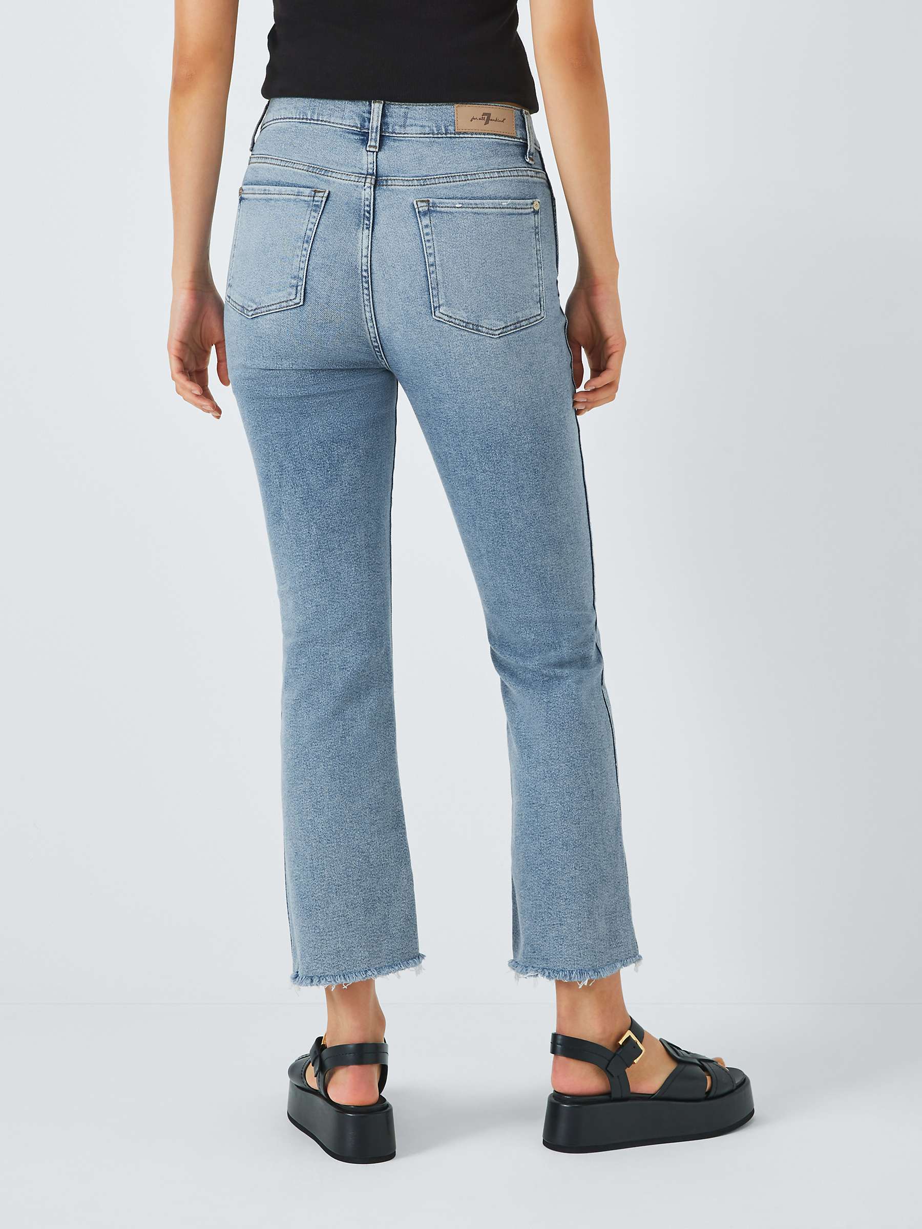 Buy 7 For All Mankind High Waist Slim Kick Jeans, Luxe Vintage Love Soul Online at johnlewis.com