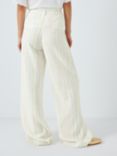 Fabienne Chapot Remi Stripe Linen Blend Trousers, Lime Light/Multi