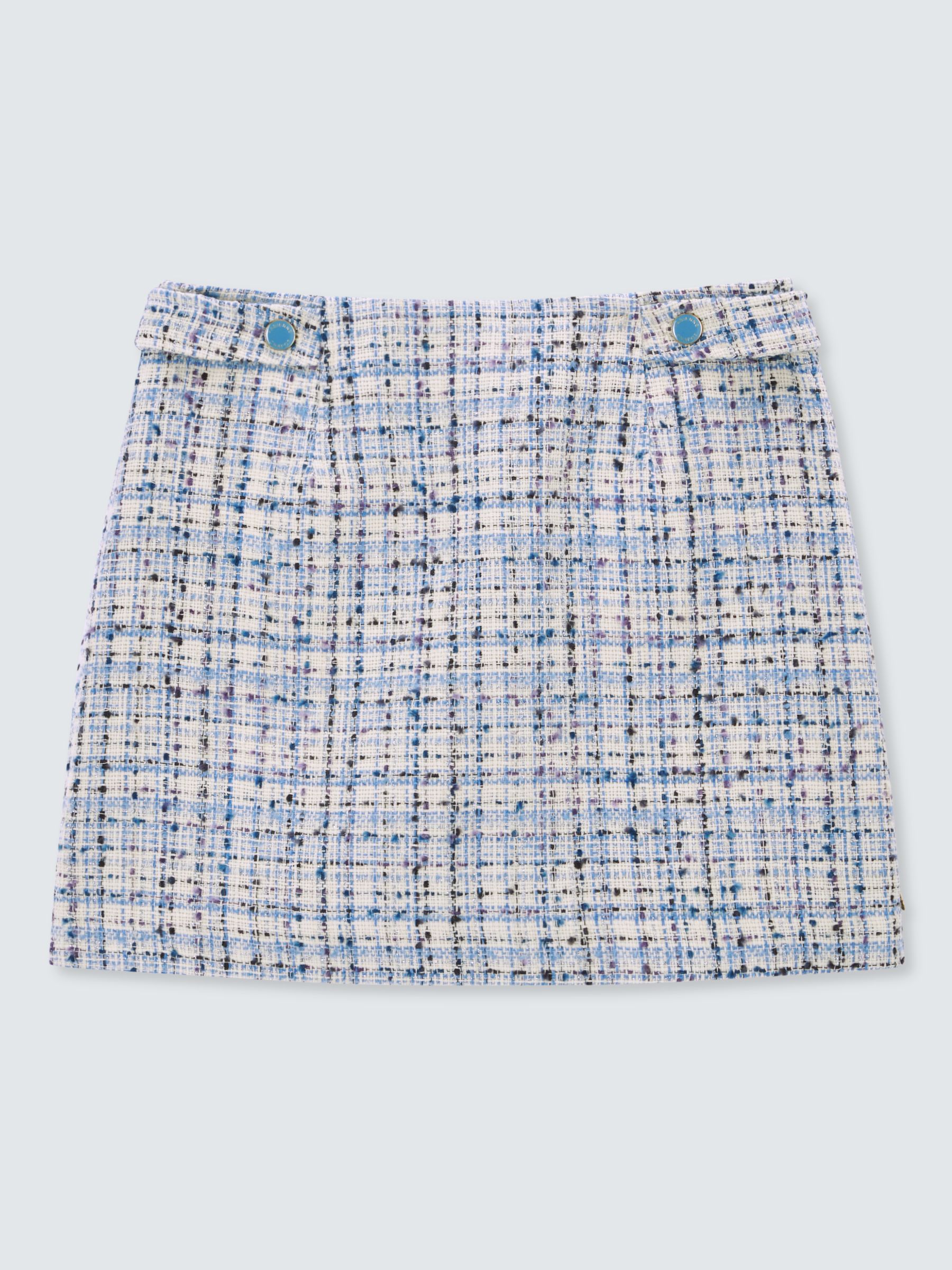 Fabienne Chapot Dora Tweed Mini Skirt, Cornflower Blue, 38