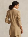Polo Ralph Lauren Silk Linen Tweed Blazer, Tan, Tan