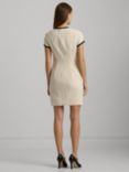 Lauren Ralph Lauren Inbaley Short Sleeve Mini Dress, Natural, Natural