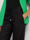 Lauren Ralph Lauren Jovonie Linen Trousers, Black