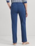 Lauren Ralph Lauren Gabby Slim Leg Trousers, Blue