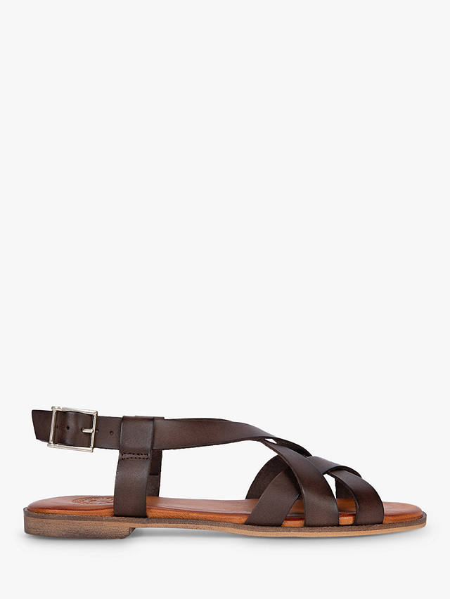 Penelope Chilvers Buttercup Leather Sandals, Chocolate