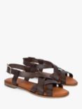 Penelope Chilvers Buttercup Leather Sandals, Chocolate