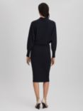 Reiss Petite Cashmere Blend V-neck Knitted Midi Dress