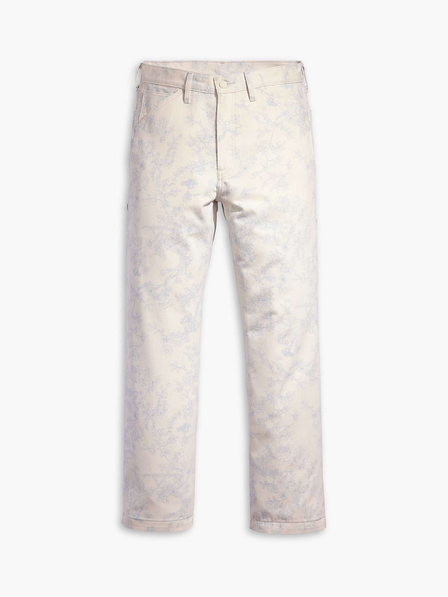 Buy Levi's Stay Loose Carpenter Jeans, Abstract Indigo Ink Online at johnlewis.com