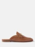 Mint Velvet Leather Loafer Shoes, Brown