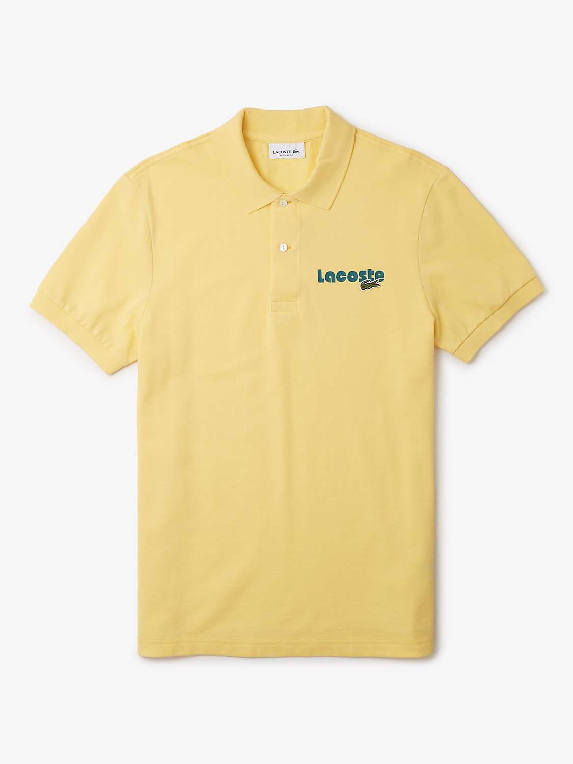 Buy Lacoste Summer Pack Polo Shirt, Yellow Online at johnlewis.com