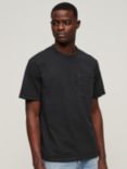 Superdry Contrast Stitch T-Shirt, Washed Black