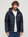 Superdry Hooded Fuji Padded Jacket, Navy