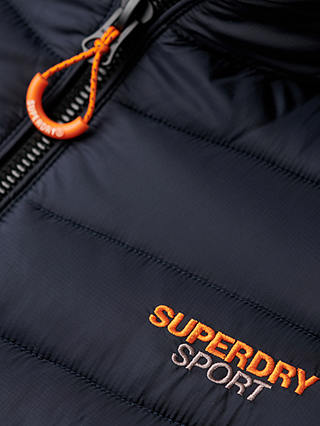 Superdry Hooded Fuji Padded Jacket, Navy