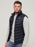 Superdry Non-Hooded Fuji Padded Gilet, Eclipse Navy