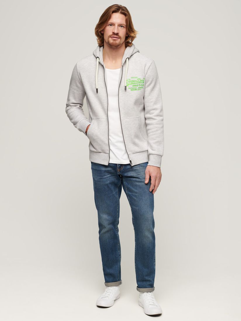 Buy Superdry Neon Vintage Logo Zip Hoodie Online at johnlewis.com