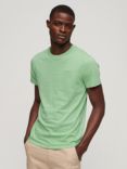 Superdry Essential Organic Cotton Logo T-Shirt, Fresh Green Marl