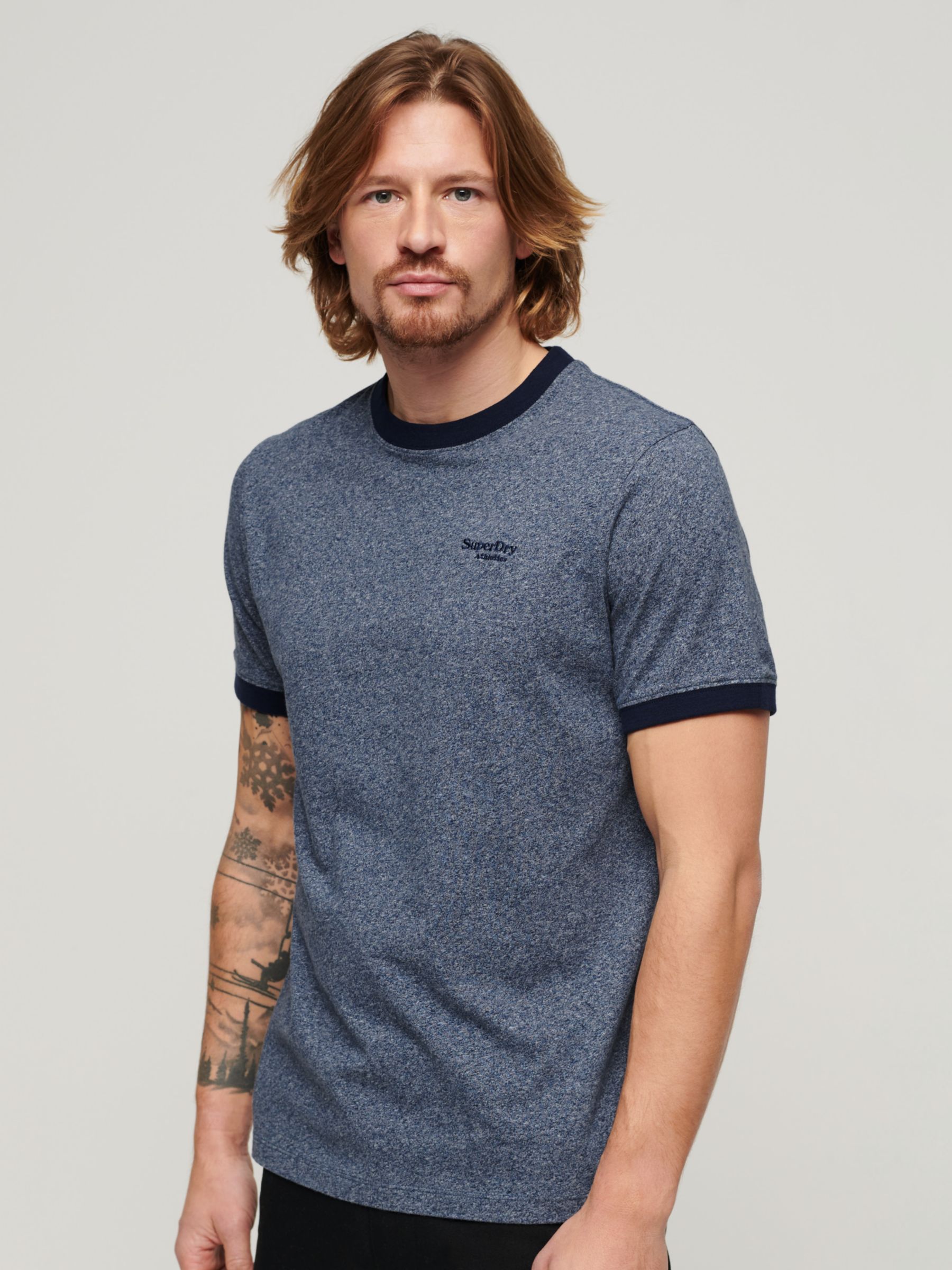 Superdry Organic Cotton Essential Logo Ringer T-Shirt