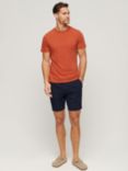 Superdry Crew Neck Slub Short Sleeved T-Shirt, Orange