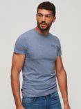 Superdry Essential Cotton T-Shirt, Blue Marl