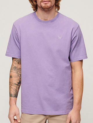 Superdry Vintage Mark T-Shirt, Lavender Purple